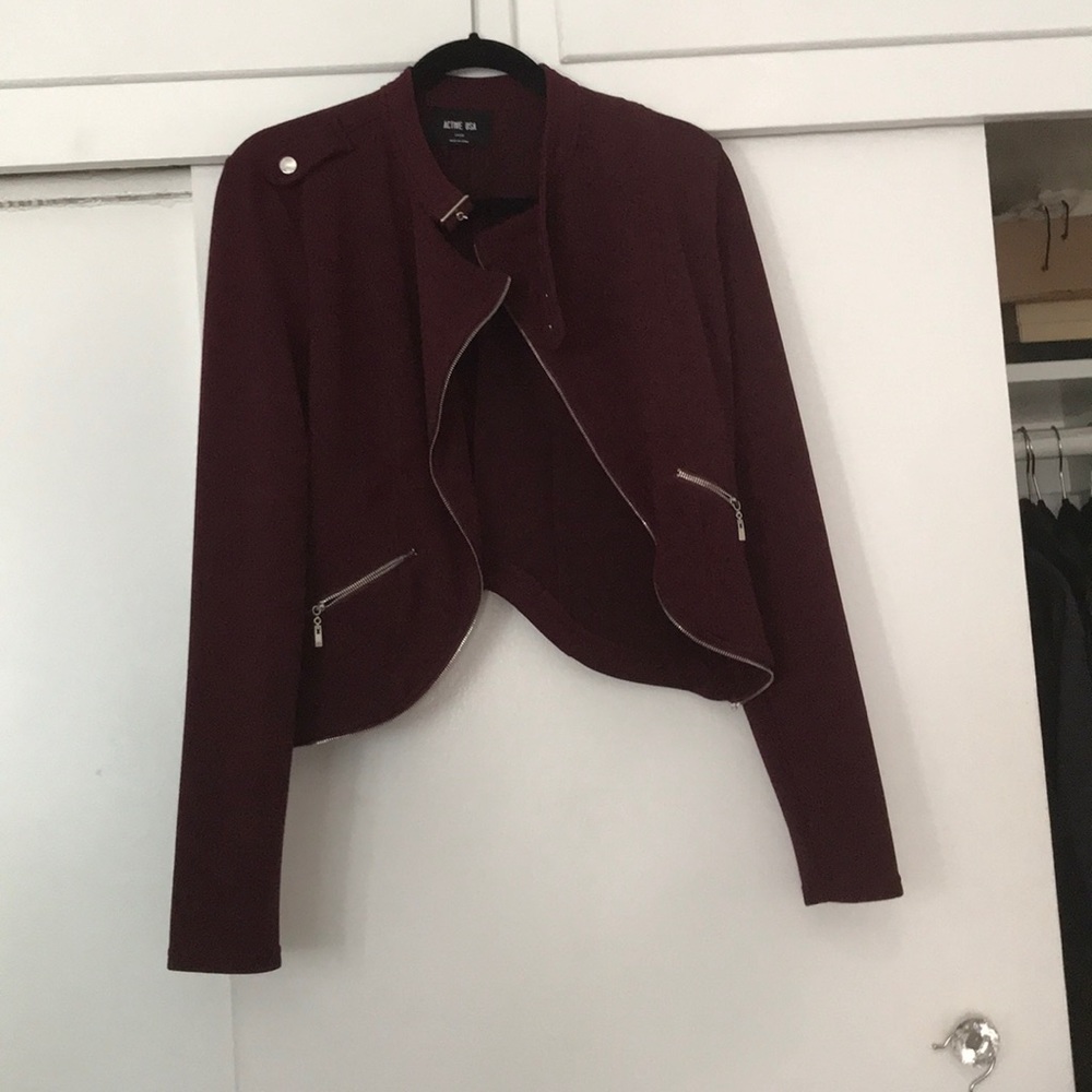 Burgundy Blazer